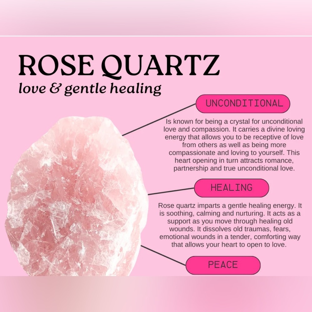 Raw Rose Quartz Crystals Assorted Sizes